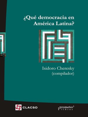 cover image of ¿Qué democracia en América Latina?